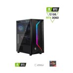 Pcbox Msı Amd Ryzen7 5700x/ Rtx 3060 / 32gb Ddr4 / Kingston 1tb 3500-2100 Mb/s M2 Ssd/ Gamıng Pc