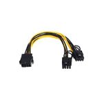 PCI-E 8 Pin Dişi - Çift 8 Pin (6+2) Erkek Kablo 8Pin Çoklayıcı Mining Ekran Kartı Uzatma Kablosu