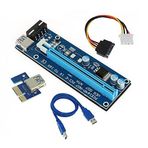 PCI-E USB 3.0 Riser Kartı 1x to 16x Mining-Bitcoin-Crypto