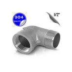 PÇS Paslanmaz Paslanmaz Çelik 304 Kalite 1/2" Kuyruklu Dirsek