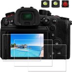 PCTC GH6 Ekran Koruyucu Panasonic LUMIX GH6 4K Dijital Fotoğraf Makinesi için Uygun, Fuji X-H2S için 3 Paket Temperli Cam Koruyucu Film, 0,3 mm 9H Parmak İzine Karşı-Kabarcık-Suya Karşı Parmak İzine Karşı