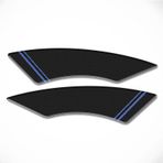 Pcx 125 2021 Karbon Mavi Motosiklet bacak Koruyucu sticker pad