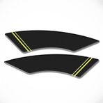 Pcx 125 2021 Karbon Neon Sarı Motosiklet bacak Koruyucu sticker pad