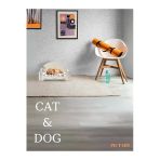 Pd Taht Rahat Kedi Köpek Yatağı 30*50 Beyaz Yıkanabilir Duck Kumaş Minderi Ile Beraber