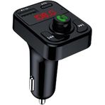PDAteknoloj Concord C-606 Araç Fm Transmitter 5.1 Bluetooth Araç Kiti Usb 3.1amper Hızlı Şarj Çıkışlı Çakmaklık Girişli (C-606 Plus)