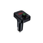 PDAteknoloj Concord C-606 Plus Araç Fm Transmitter 5.1 Bluetooth Araç Kiti Usb Type-C Hızlı Şarj Çıkışlı Çakmaklık Girişli (C-606 Plus)