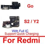 Pdrplnt USB Şarj Aleti Jak Konnektörü Kurulu Xiaomi Redmi Için S2 Y2 Go USB Fiş Şarj Portu Dock Flex Kablo Yedek Parçalar (Yurt Dışından)