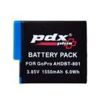 PDX AHDBT-801 GoPro Hero 5-6-7-8 Batarya
