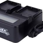 Pdx Fujifilm NP W235 Batarya Için Ikili Dijital Göstergeli Şarj Cihazı Şarj Aleti