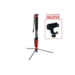 PDX PRO GM 432 Ayaklı Monopod (Telefon Aparatı Hediye)