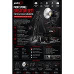PDX Profesyonel Creator Seti | Tripod ve Işık ve Mikrofon