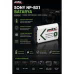 PDX Sony NP-BX1 Batarya | Kompakt | Sony Uyumlu