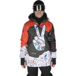Peace Erkek Kar Montu, Snowsea SS7954 Snowboard ve Kayak Montu - XL - Turuncu