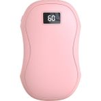 Peace Mini El Isıtıcısı USB Şarjlı Üç Hızlı Ayarlanabilir Dijital Ekranlı El Isıtıcısı (Yurt Dışından) - Pembe