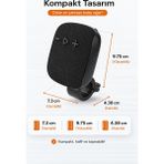 Peachtec Peachtech Bisiklet Bluetooth Hoparlör | Gidon Montajlı Kablosuz Speaker | Suya Dayanıklı | Outdoor - Siyah