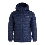 Peak Performance Erkek Helium Down Hood Ceket, Mavi Gölge, M