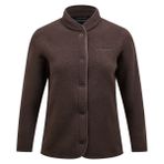 Peak Performance G78131180 W Fleece Snap Cardigan Kahverengi Kadın Outdoor Polar