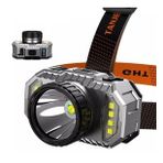 PeakStar PS-010 800 Lümen Zoomlu Şarj Göstergeli Cob Led USB'li Şarjlı Kafa Lambası