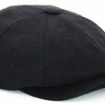 Peaky Blinders Şapka Newsboy Trend 8 Parça Kasket Siyah