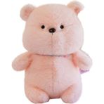 Pearl 40 cm Orta Boy Süt Torbası Ayı Bebek Peluş Oyuncak Kız Hediye (Yurt Dışından) - Beyaz - Pembe
