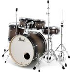 Pearl DMP905/C262 Decade Maple Satin Black Burst 5 Parça (20B/10T/12T/14F/14S) Aksamlı Akustik Davul Seti - Siyah