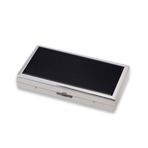 Pearl Japan Erika Metal Uzun Sigara Tabakası Krom Siyah 12li