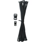 Pearl Shop 550 4mm 7 Çekirdek Outdoor Bileklik Çadır Kamp Ipi 5 Metre Siyah