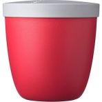 Pearl Shop - Atıştırmalık Kutusu Ellipse – Atıştırmalıkları Saklamak ve Taşımak Için Yiyecek Kabı – Derin Dondurucu, Mikrodalga Fırın ve Bulaşık Makinesi Için Uygundur – 500 ml – Iskandinav Kırmızısı