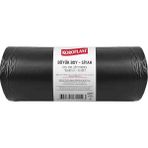 Pearl Shop Ekonomik Endüstriyel Büyük Siyah Çöp Torbası 10’lu 65×80 Cm, Kalın & Dayanıklı, Çift Katlı, Geri Dönüştürülebilir Atık Torbası; Restoran, Fabrika, Inşaat, Ofis ve Depo Için Güçlü Çöp Poşeti