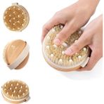 Pearl Shop Kuru ve Islak Vücut Fırçası – Yumuşak Lifli, Kaymaz Saplı, Cilt Eksfoliasyonu ve Masaj Için Büyük Başlıklı Banyo Fırçası (11 Cm)