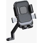 Pearl Shop Motor,motosiklet,bisiklet,scooter Için 360 Derece Dönebilen Dikiz Aynası Versiyonu Telefon Tutucu Aparat