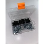 Pearl Shop Pano, Rack Kabinet M6 Kafes Somun ve Vida Seti - (50 Adet)