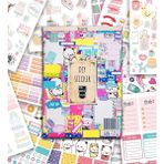 Pearl Shop Power My Dıy Sticker Book 24 * 17 cm 16 Sayfa Özel Tasarım Rengarenk Sticker Kitabı