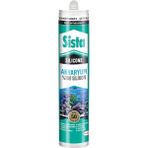 Pearl Shop Silikon Mastik Aquarium, Balıklara Zarar Vermeyen Akvaryum Silikonu, Uv Dirençli Silikon Mastik, Elastikiyeti Yüksek Güçlü Yapıştırıcı, 1X280ML