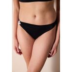 Pearl Side Siyah Siyah Bikini Altı - 36
