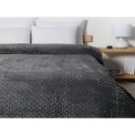 Pearl Tomurcuk Çift Kişilik Battaniye Antrasit - 200 x 220 cm