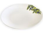 Pearl Zeytin Desenli 6'lı Tabak 21 cm