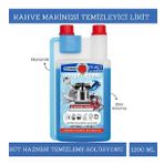 Pearly Care Coffeo Kahve Makinesi Temizleyici Süt Haznesi ve Süt Çubugu Temizleyici Sıvı 1200 ml