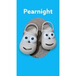 Pearnight Twingo Kaydırmaz Plaj Havuz Banyo Sokak Çocuk Terliği - Ekru