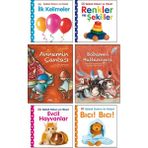 Pearson Çocuk Kitapları - Annemin Çantası + Babamın Battaniyesi + Bebek Dokun Hisset Ciltli ( Renkler ve Şekiller + Ilk Kelimeler + Evcil Hayvanlar + Bıcı Bıcı ) / 6 Kitap Set Çocuk Aktivite Kitapları