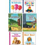 Pearson Çocuk Kitapları - Yayazula + Iyi Yürekli Dev Memo + Bebek Dokun Hisset Ciltli ( Renkler ve Şekiller + Ilk Kelimeler + Evcil Hayvanlar + Bıcı Bıcı ) / 6 Kitap Set Çocuk Aktivite Kitapları