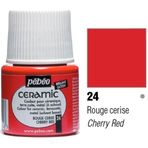Pebeo 025 Cherry Red 45 ml Seramik Boyası