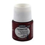 Pebeo 025 Garnet Red 45 ml Seramik Boyası