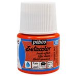 Pebeo 302 Setacolor Suede Effect Orange Zest Kumaş Boyası