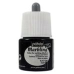 Pebeo 45 ml 130x09 Siyah Renk Marbling Black Ebru Boyası
