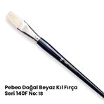 Pebeo Beyaz Kıl Seri:140F/18 Yağlı Ve Akrilik Boya Fırçası