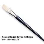 Pebeo Beyaz Kıl Seri:140F/22 Yağlı Ve Akrilik Boya Fırçası