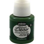 Pebeo Deco 110 ml Antik Yeşil Mat Ahşap Boyası Şişe Yeşil Renk ile Sanatsal Uygulamalar İçin