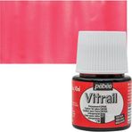 Pebeo Vitrail Pink 21 45 ml Transparan Cam Boyası