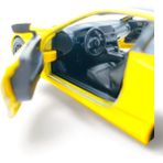 Peda Toy Metal Model Bmw Orjinal Lisanslı Die-Cast Araba 1,36 Çek Bırak Kapı Aç Kapa Bmw M8 Sarı